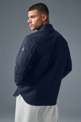Veste Edition Sueded – Bleu marine