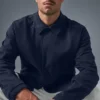 Veste Edition Sueded - Bleu marine