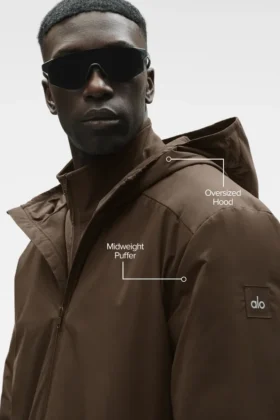 Veste Elemental à fermeture éclair intégrale – Espresso