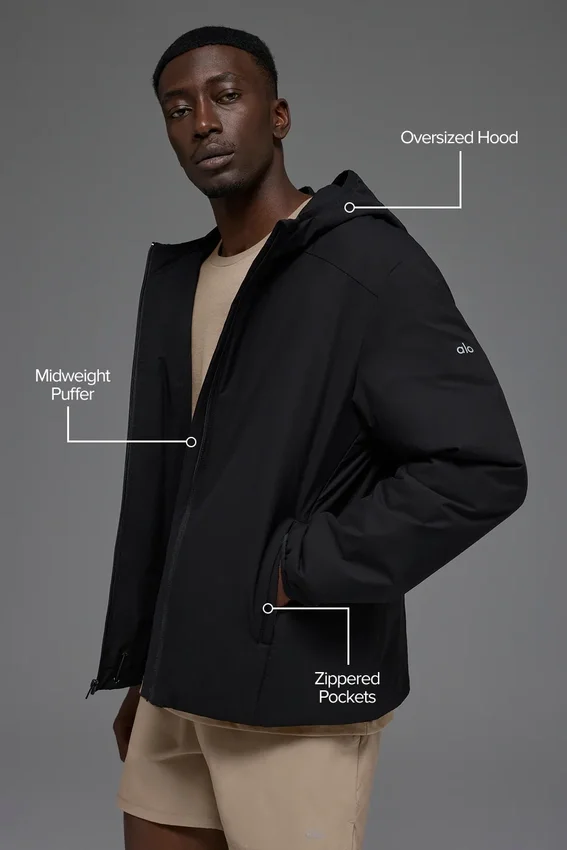 Veste Elemental à fermeture éclair intégrale - Noir