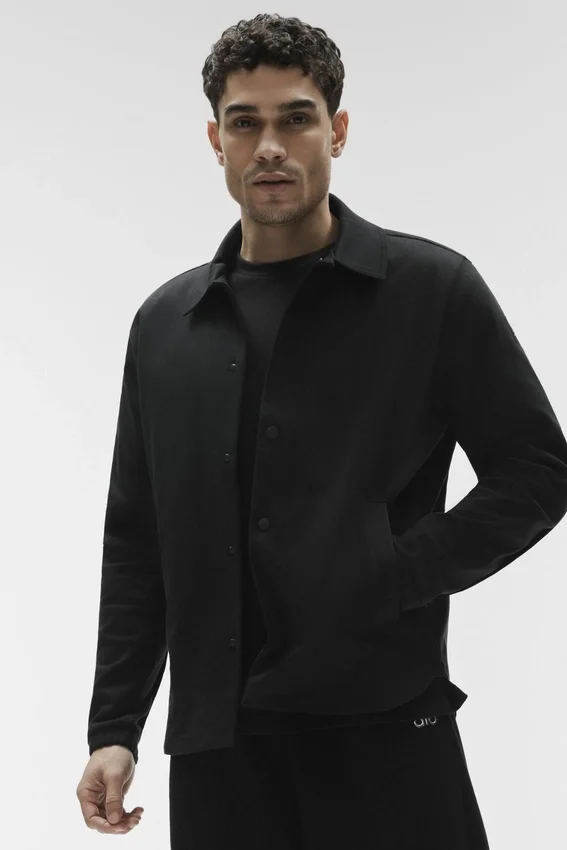 Veste en daim Edition – Noir