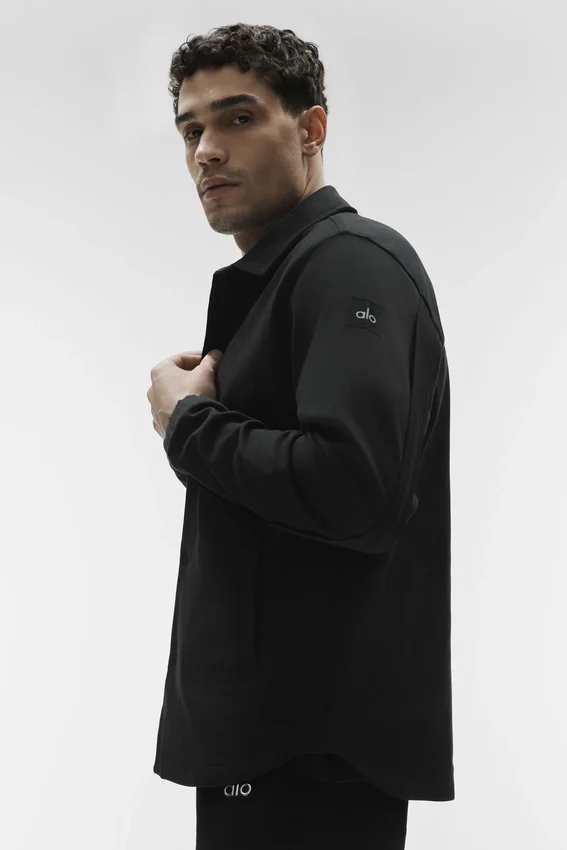 Veste en daim Edition – Noir
