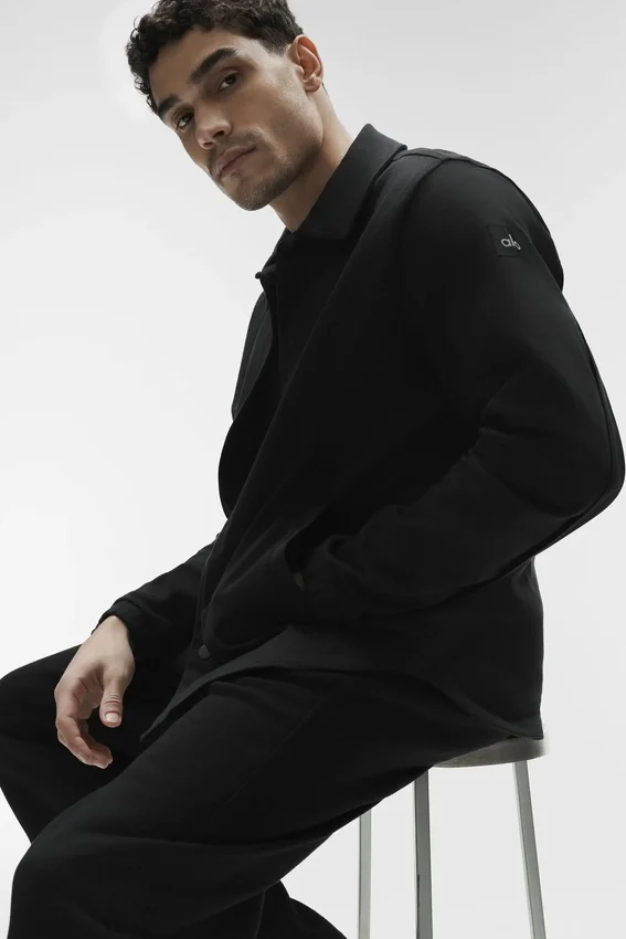 Veste en daim Edition – Noir