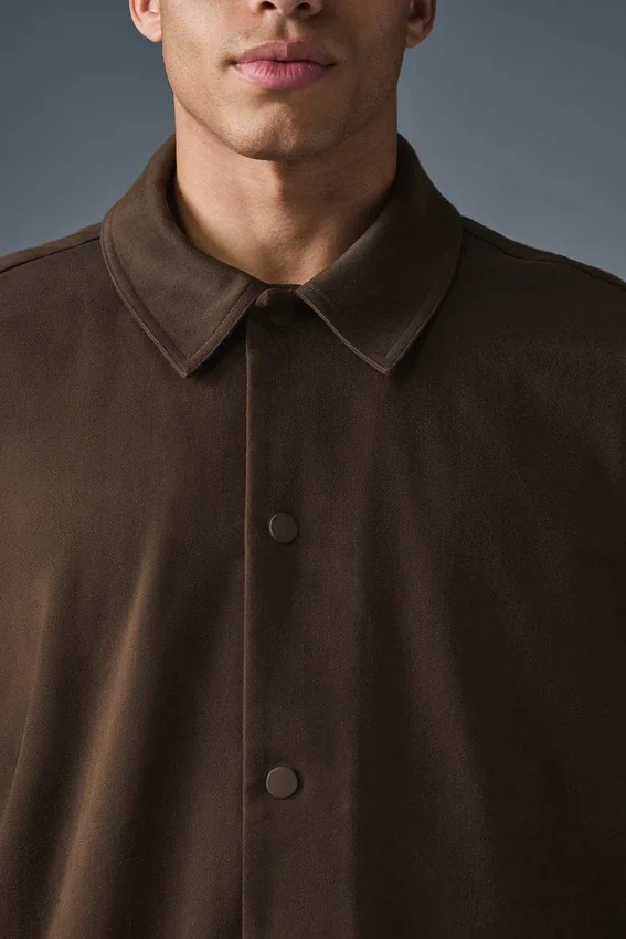 Veste en suédine Edition - Espresso