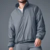Veste à enfiler Latitude légère à demi-zip – Gris acier