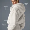 Veste Foxy en fausse fourrure - Ivoire