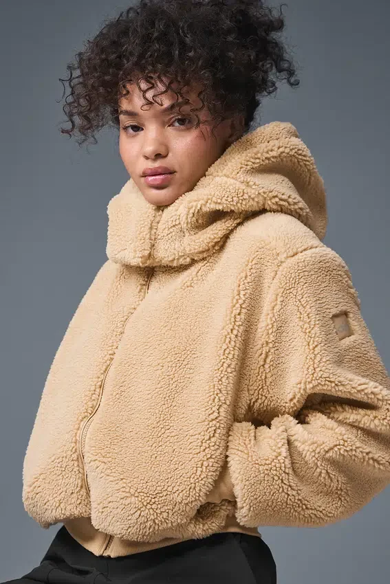 Veste Foxy Sherpa - Camel