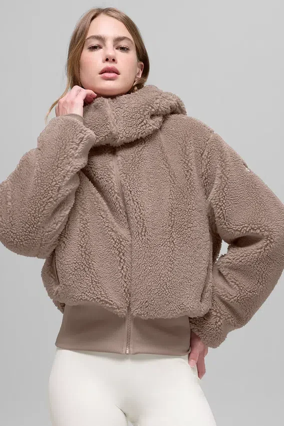 Veste Foxy Sherpa - Chai Latte