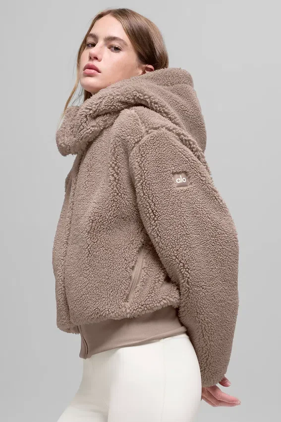 Veste Foxy Sherpa - Chai Latte