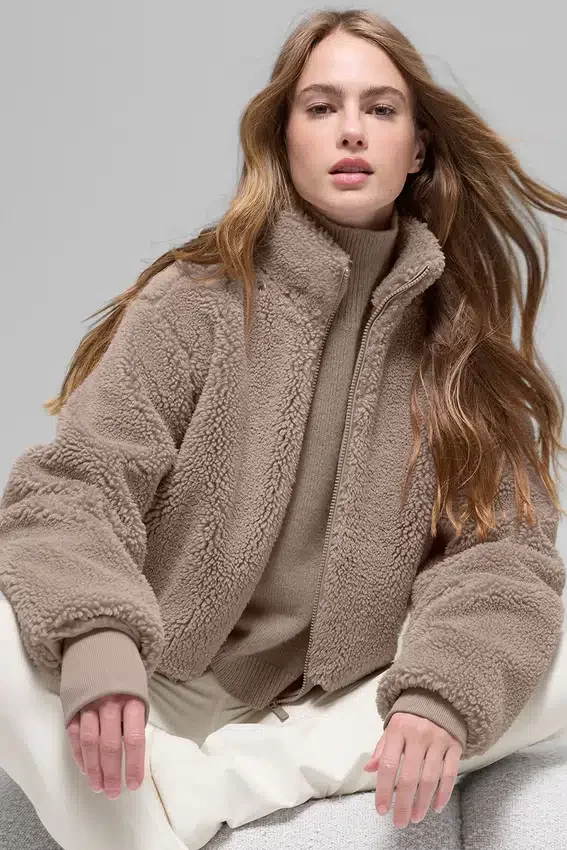 Veste Foxy Sherpa - Chai Latte