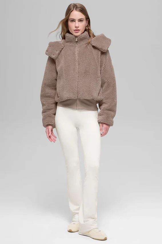 Veste Foxy Sherpa - Chai Latte