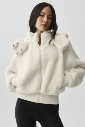 Veste Foxy Sherpa - Ivoire