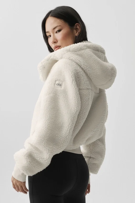 Veste Foxy Sherpa - Ivoire