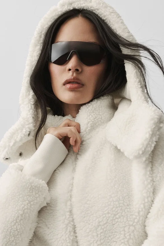 Veste Foxy Sherpa - Ivoire