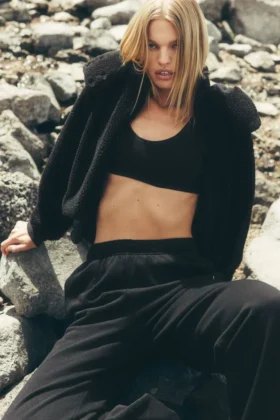 Veste Foxy Sherpa - Noir
