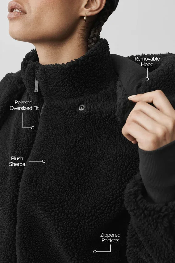 Veste Foxy Sherpa - Noir