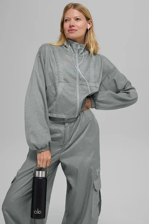 Veste Game Time à fermeture éclair intégrale - Gris lunaire