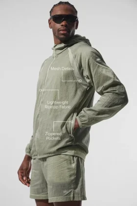 Veste Game Time Ripstop – Limestone