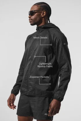 Veste Game Time Ripstop – Noir