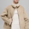 Veste Grand en fausse peau de mouton - Woodland Tan