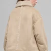 Veste Grand en fausse peau de mouton - Woodland Tan