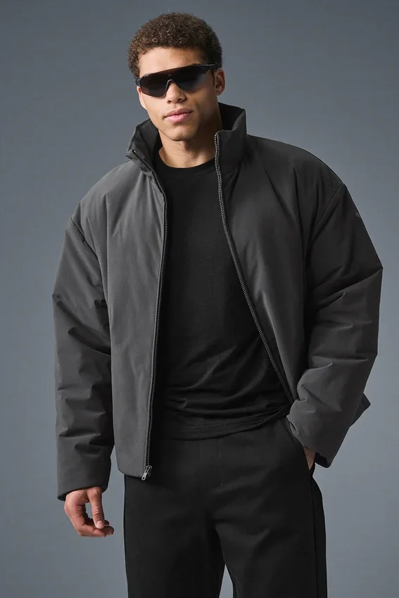 Veste Notable en tissu extensible - Anthracite