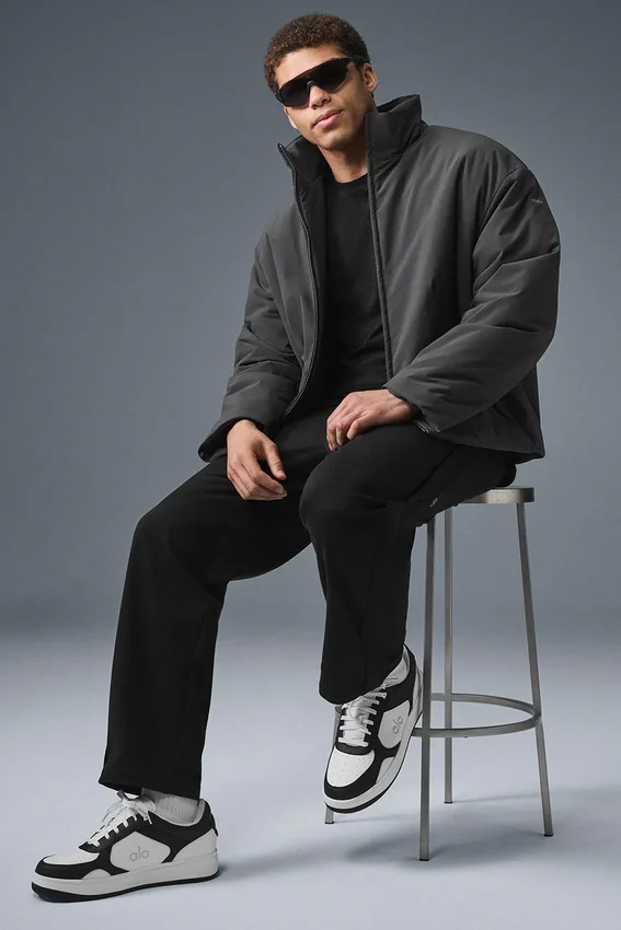 Veste Notable en tissu extensible - Anthracite