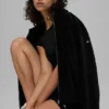 Veste « On Duty » en micro-velours côtelé – Noir