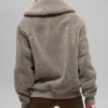 Veste Sherpa Downtown - Cacao clair