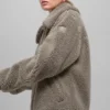 Veste Sherpa Downtown - Cacao clair