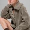 Veste Sherpa Downtown - Cacao clair