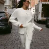 Veste Take Note en polaire - Ivoire