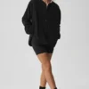 Veste Take Note en polaire - Noir