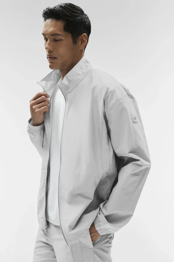 Veste Takeaway Track à fermeture éclair intégrale - Titanium