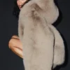 Veste tendance en fausse fourrure somptueuse - Oat