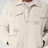 Veste Trucker Ease - Bone