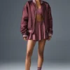 Veste universitaire Afterglow - Truffe bordeaux