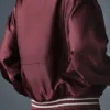 Veste universitaire Afterglow - Truffe bordeaux