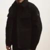 Veste utilitaire en toile - Noir