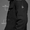 Veste utilitaire en toile - Noir