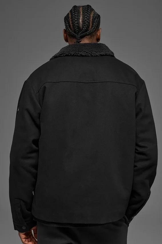 Veste utilitaire en toile - Noir