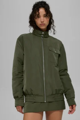 Veste Work It Bomber – Vert olive