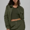 Veste Work It Bomber - Vert olive