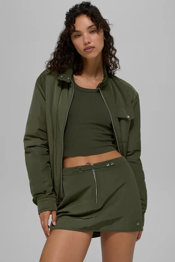 Veste Work It Bomber - Vert olive