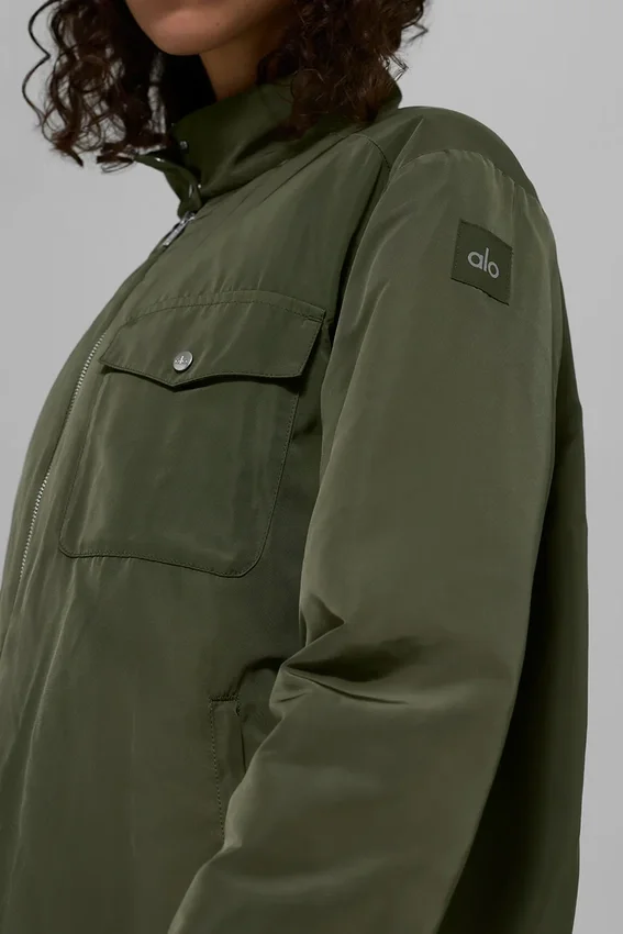 Veste Work It Bomber - Vert olive
