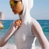 Veste zippée intégrale Alo Softsculpt Superset - Blanche