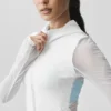 Veste zippée intégrale Alo Softsculpt Superset - Blanche