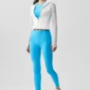 Veste zippée intégrale Alo Softsculpt Superset - Blanche