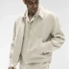 Veste zippée Linen Days - Beige