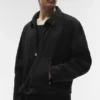 Veste zippée Linen Days - Noir